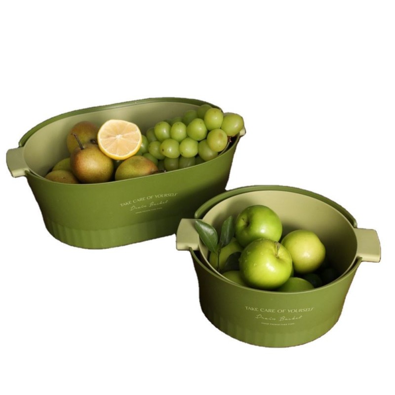 Hot Sale Plastic PP Double Layer Storage Drain_yyth