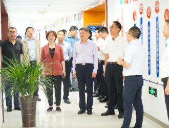 淮安市政协及市商务局领导来园区考察